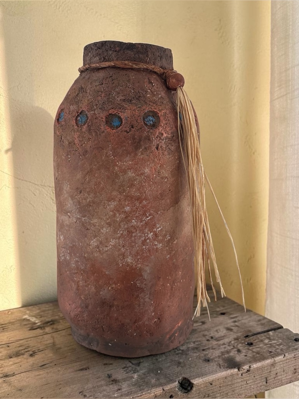Papier-mâché Vase Organic Materials Wabi-Sabi Style Modern Rustic Decoration